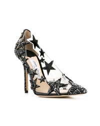 schwarze Pailletten Pumps von Jimmy Choo