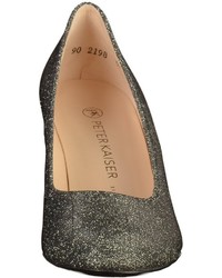 schwarze Pailletten Pumps von Peter Kaiser