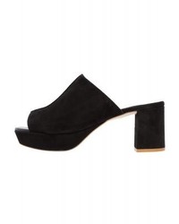 schwarze Pantoletten von Free People