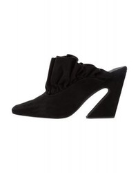 schwarze Pantoletten von Jeffrey Campbell