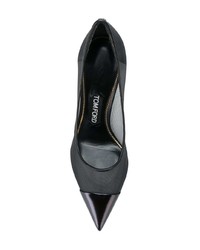 schwarze Pumps aus Netzstoff von Tom Ford