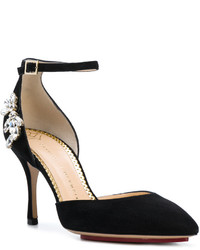 schwarze Pumps von Charlotte Olympia