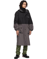 schwarze Regenjacke von Moncler Genius