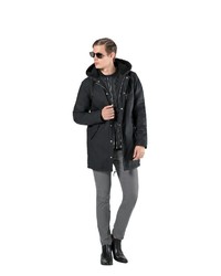 schwarze Regenjacke von Anerkjendt