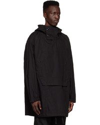 schwarze Regenjacke von Engineered Garments