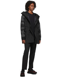 schwarze Regenjacke von Burberry