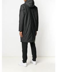 schwarze Regenjacke von Rains