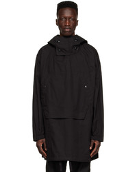 schwarze Regenjacke von Engineered Garments