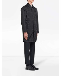 schwarze Regenjacke von Prada