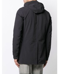 schwarze Regenjacke von Herno