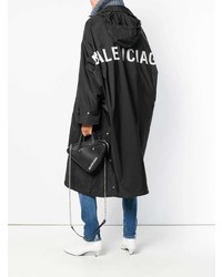 schwarze Regenjacke von Balenciaga