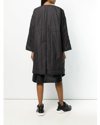 schwarze Regenjacke von Pleats Please By Issey Miyake