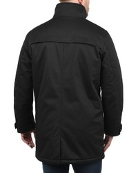 schwarze Regenjacke von Solid