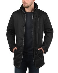 schwarze Regenjacke von Solid