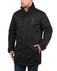 schwarze Regenjacke von Solid