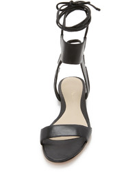 schwarze Römersandalen aus Leder von 3.1 Phillip Lim