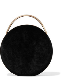 schwarze Samt Clutch von Eddie Borgo