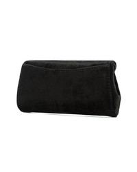 schwarze Samt Clutch von Tyler Ellis