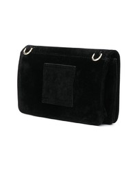 schwarze Samt Clutch von Lancaster