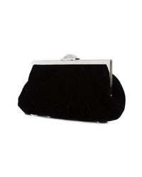 schwarze Samt Clutch von Judith Leiber Couture