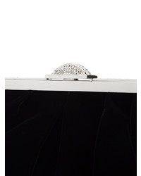 schwarze Samt Clutch von Judith Leiber Couture