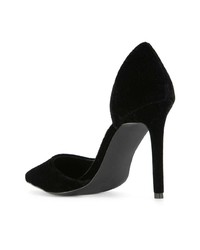 schwarze Samt Pumps von Senso