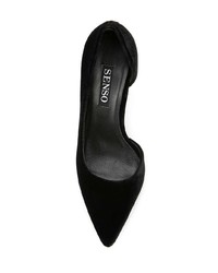 schwarze Samt Pumps von Senso