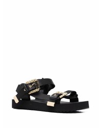 schwarze Sandalen von VERSACE JEANS COUTURE