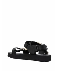 schwarze Sandalen von VERSACE JEANS COUTURE