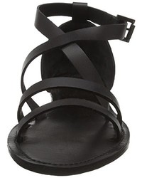 schwarze Sandalen von Black Lily