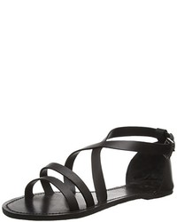 schwarze Sandalen von Black Lily