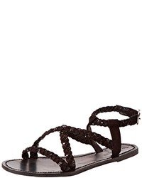 schwarze Sandalen von Black Lily