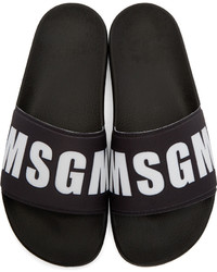schwarze Sandalen von MSGM