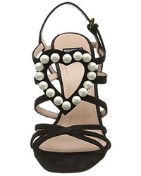 schwarze Sandalen von Boutique Moschino