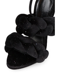 schwarze Sandalen von Marco De Vincenzo