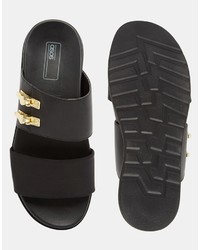 schwarze Sandalen von Asos