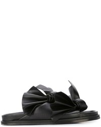 schwarze Sandalen von Cédric Charlier