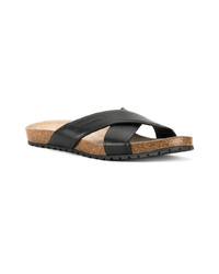 schwarze Sandalen von DSQUARED2