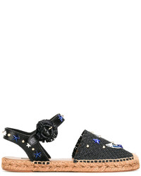 schwarze Sandalen von Dolce & Gabbana