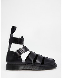 schwarze Sandalen von Dr. Martens