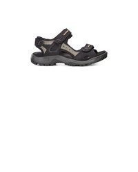 schwarze Sandalen von Ecco