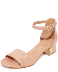 schwarze Sandalen von Tory Burch