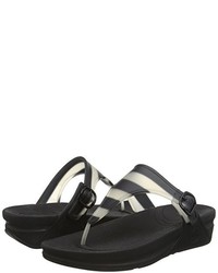 schwarze Sandalen von FitFlop