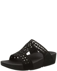 schwarze Sandalen von FitFlop