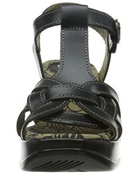 schwarze Sandalen von Fly London