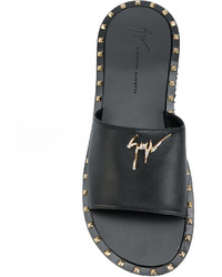 schwarze Sandalen von Giuseppe Zanotti Design