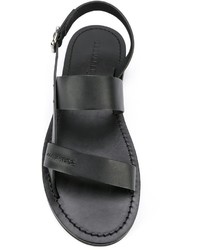 schwarze Sandalen von DSQUARED2