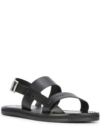 schwarze Sandalen von DSQUARED2