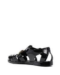 schwarze Sandalen von Moschino