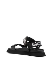 schwarze Sandalen von Moschino